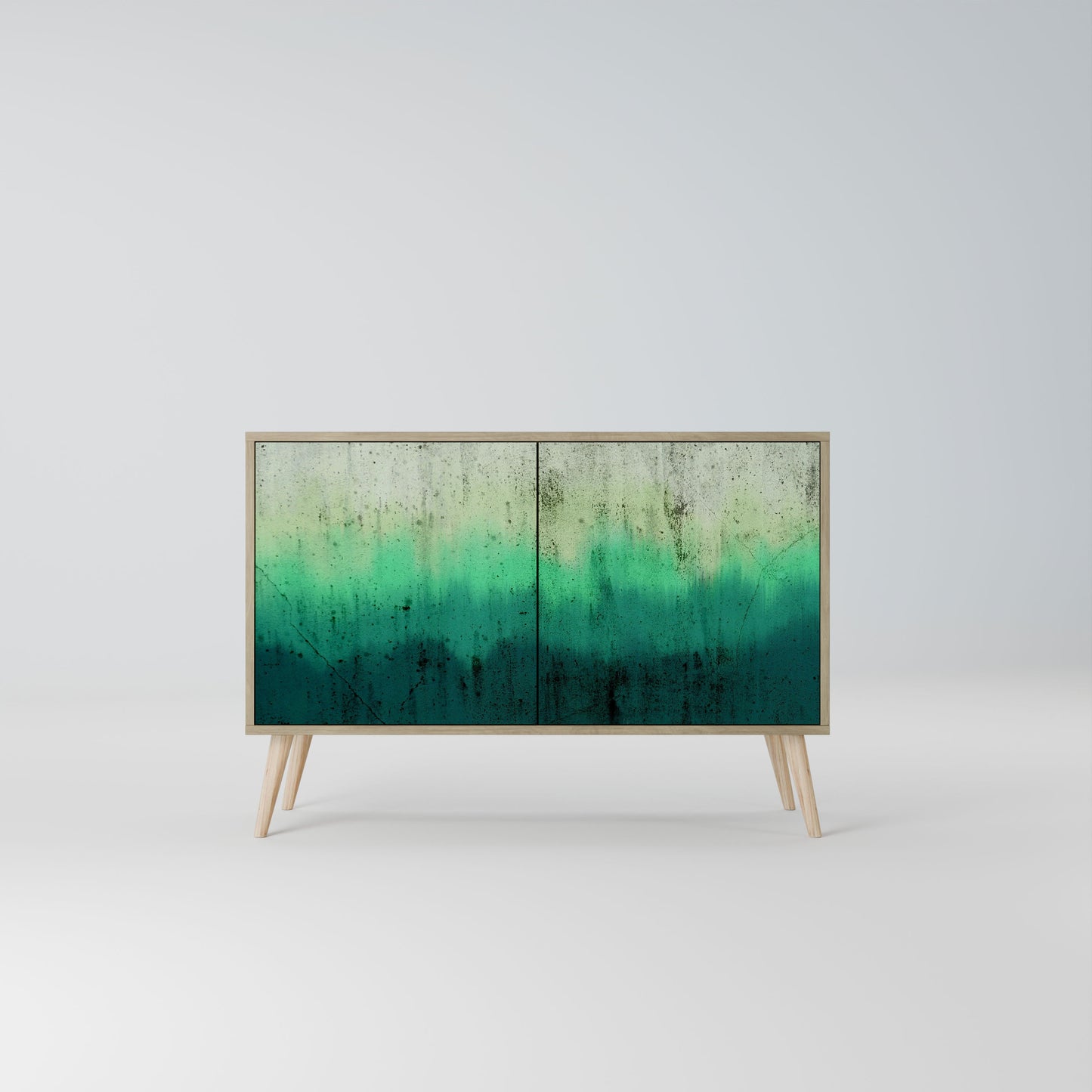 Credenza NORTHERN LIGHTS a 2 ante in effetto rovere