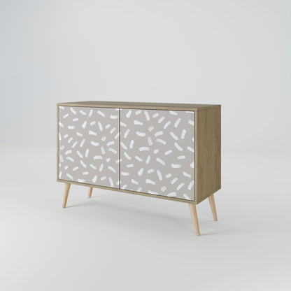 Credenza PASSING SECONDS a 2 ante in effetto rovere