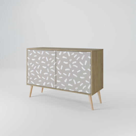 Credenza PASSING SECONDS a 2 ante in effetto rovere