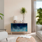 CELESTIAL FALL Skänk med två dörrar