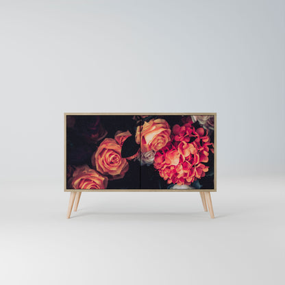 NEVERENDING BLOOM 2-Door Sideboard in Oak Effect