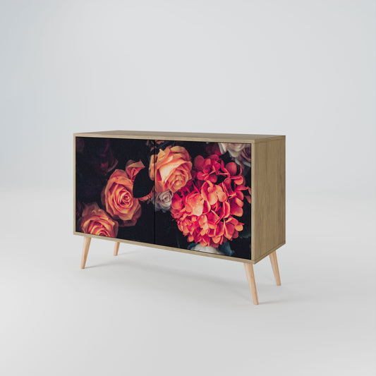 NEVERENDING BLOOM 2-Door Sideboard in Oak Effect