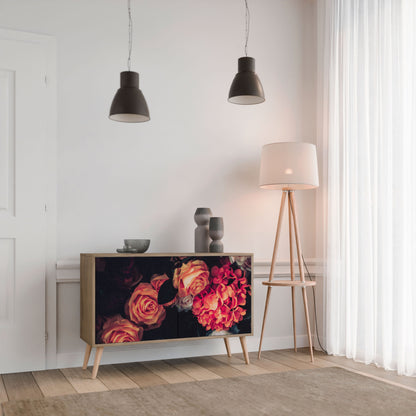 NEVERENDING BLOOM 2-Door Sideboard in Oak Effect