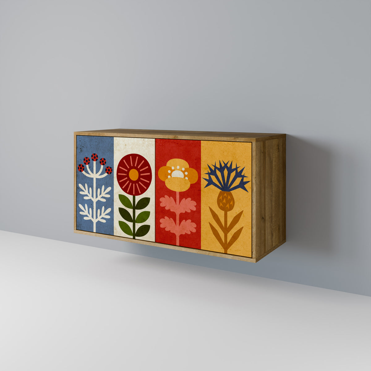 SCANDIC FLOWERET Aparador de 2 Portas