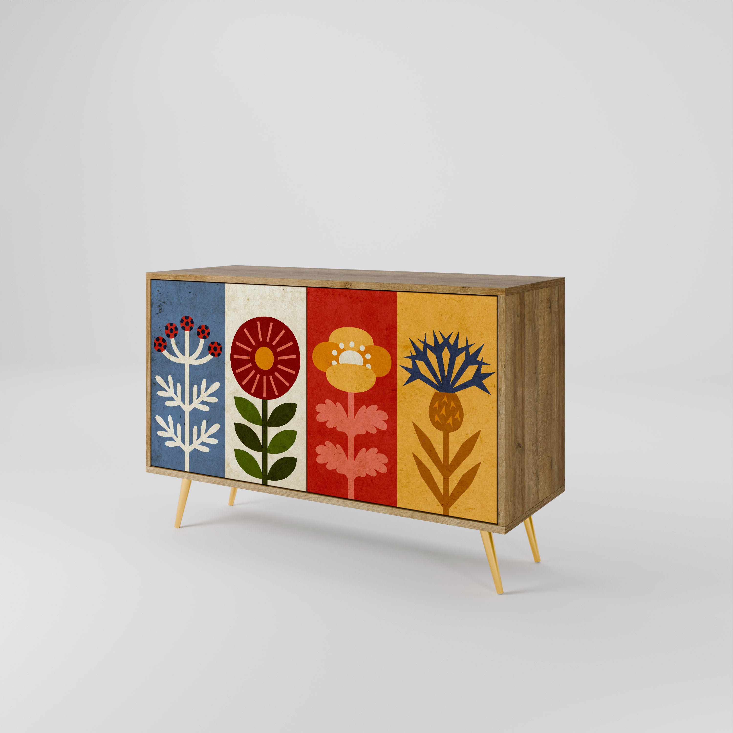 SCANDIC FLOWERET 2-Door Sideboard