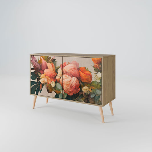 Credenza a 2 ante STYLISH BEAUTY in effetto rovere