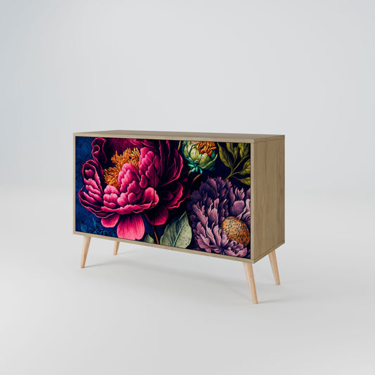 Credenza BLOOMING ELEGANCE a 2 ante in effetto rovere