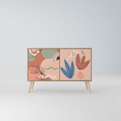 PASTEL DESTINY 2-Door Sideboard in Oak Effect