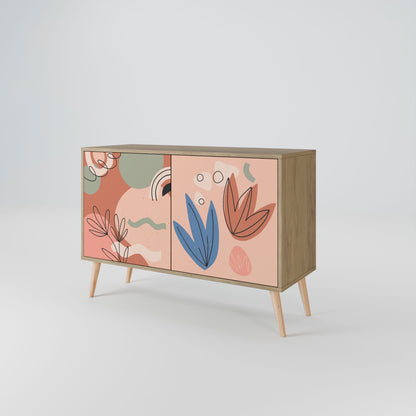 PASTEL DESTINY 2-Door Sideboard in Oak Effect