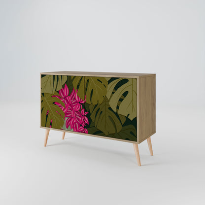 Credenza TROPICAL BEAUTY a 2 ante in effetto rovere