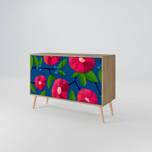 Credenza a 2 ante SPRING THOUGHTS in effetto rovere