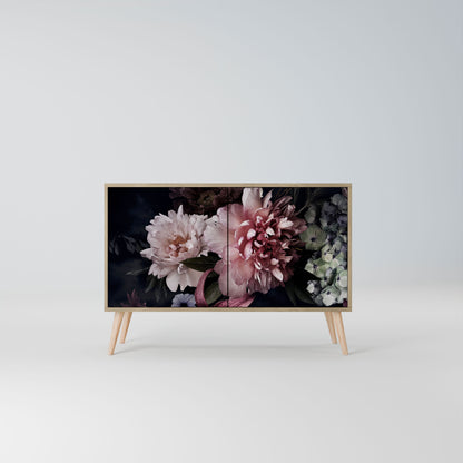 Credenza a 2 ante PURE BLOSSOM in effetto rovere