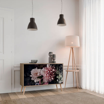 Credenza a 2 ante PURE BLOSSOM in effetto rovere