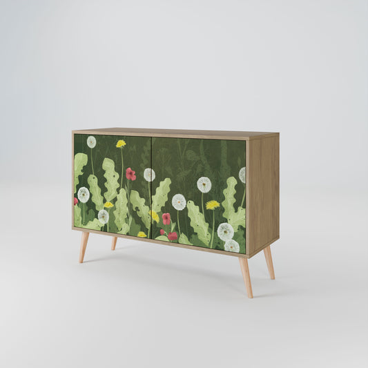 Credenza DANDELION AMUSE a 2 ante in effetto rovere