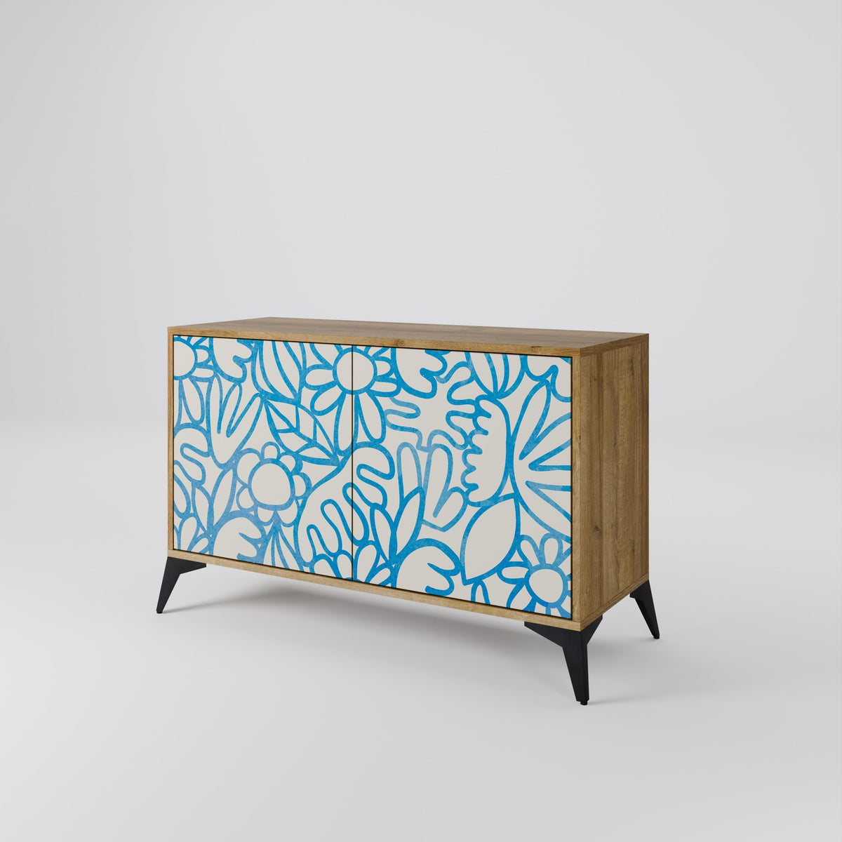 BLOOMY MORNING 2-Door Sideboard