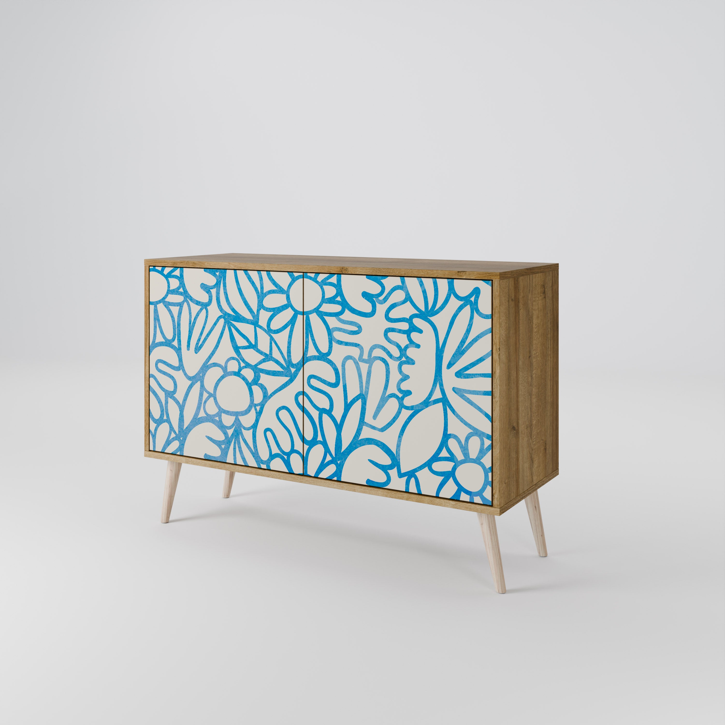 BLOOMY MORNING 2-Door Sideboard