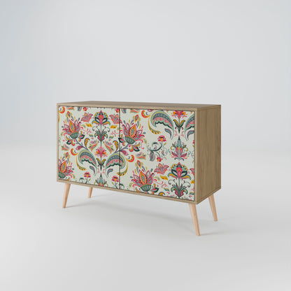 Credenza ORGANIC FOLKLORE a 2 ante in effetto rovere