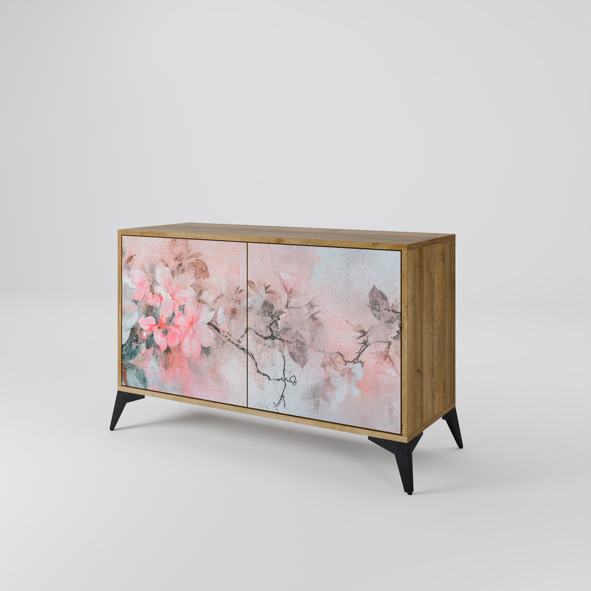 CHERRY BLOSSOM Skänk med två dörrar