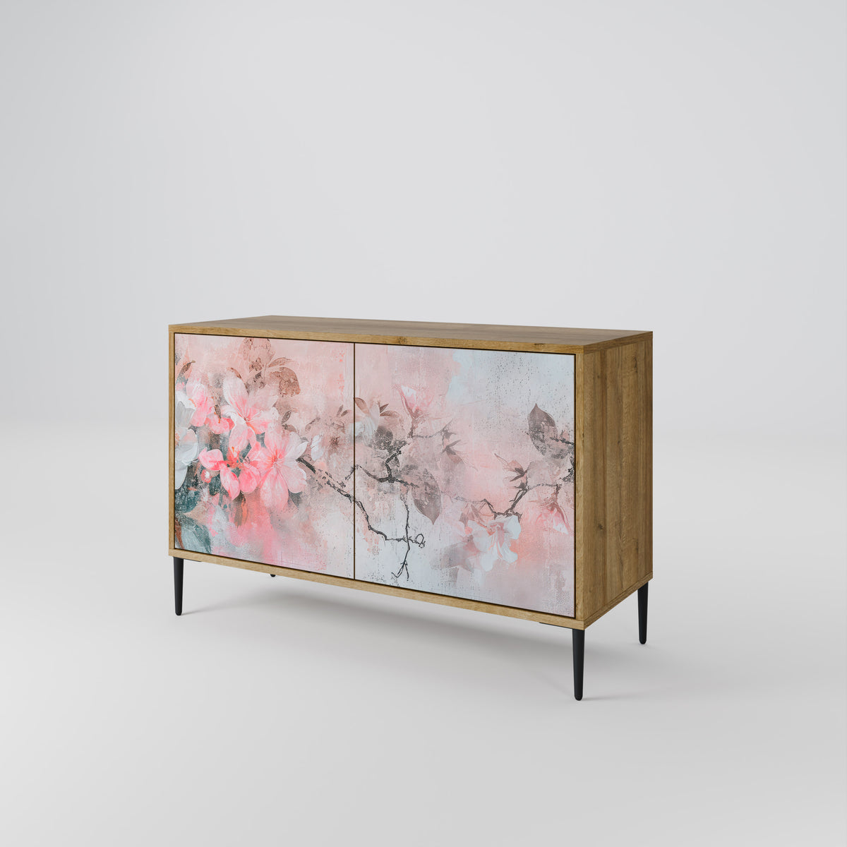 CHERRY BLOSSOM Skänk med två dörrar