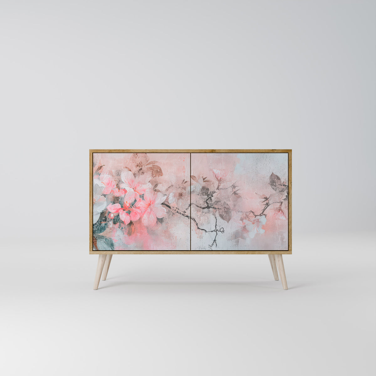 CHERRY BLOSSOM Skänk med två dörrar