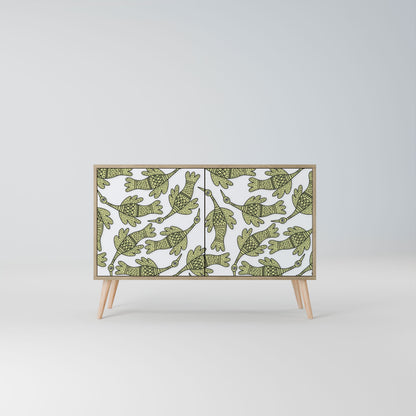 Credenza SEEDLING SONGBIRD a 2 ante in effetto rovere