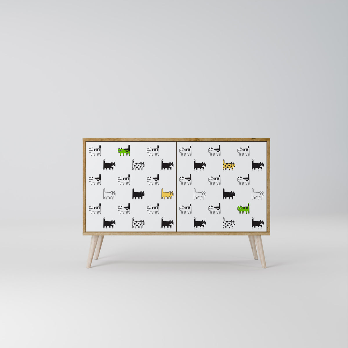 CATS COMPILATION 2-Door Sideboard