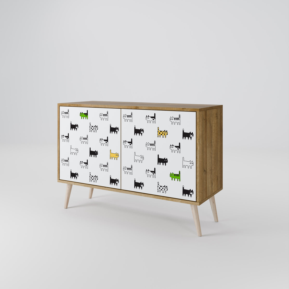 CATS COMPILATION 2-Door Sideboard