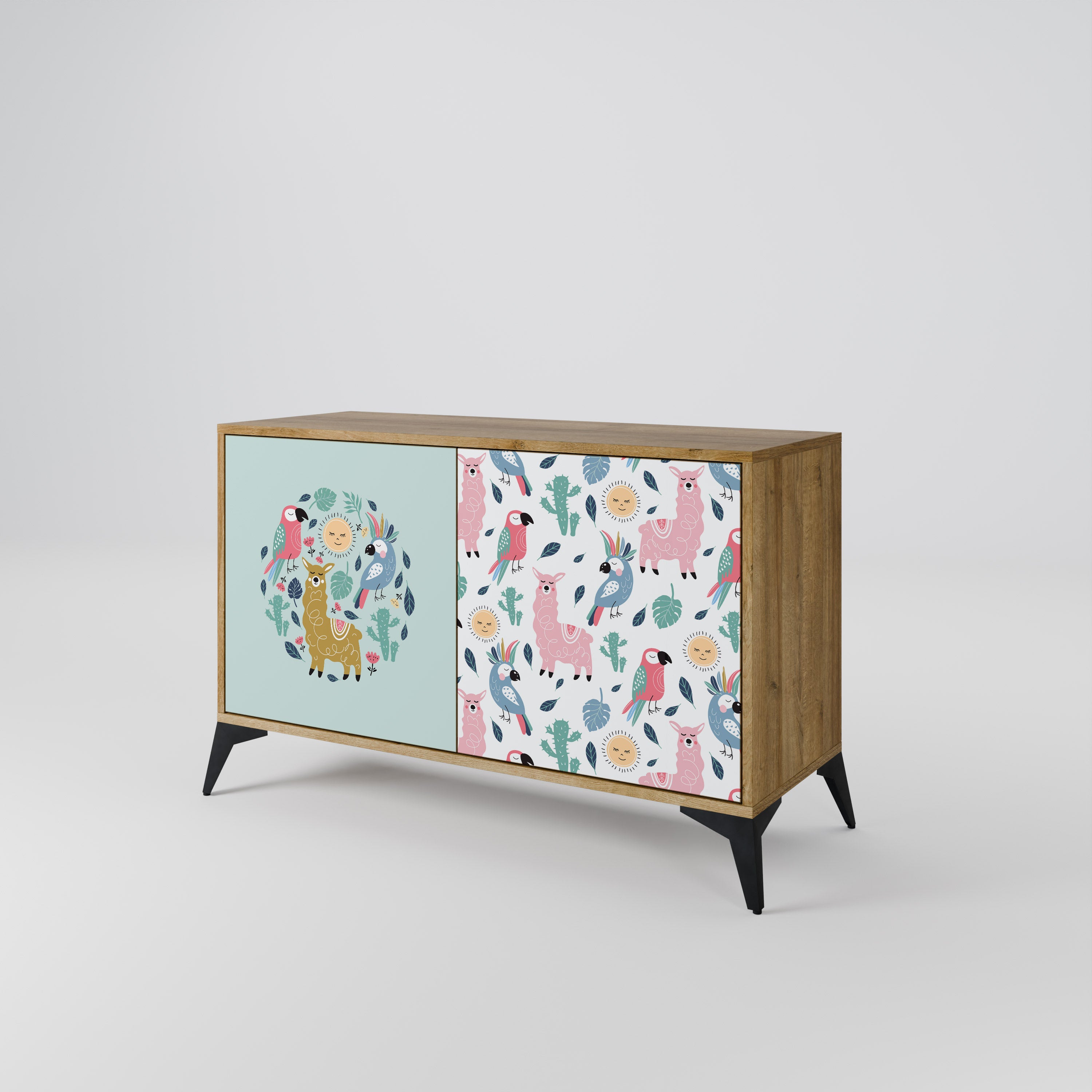 COLORFUL ALPACAS 2-Door Sideboard
