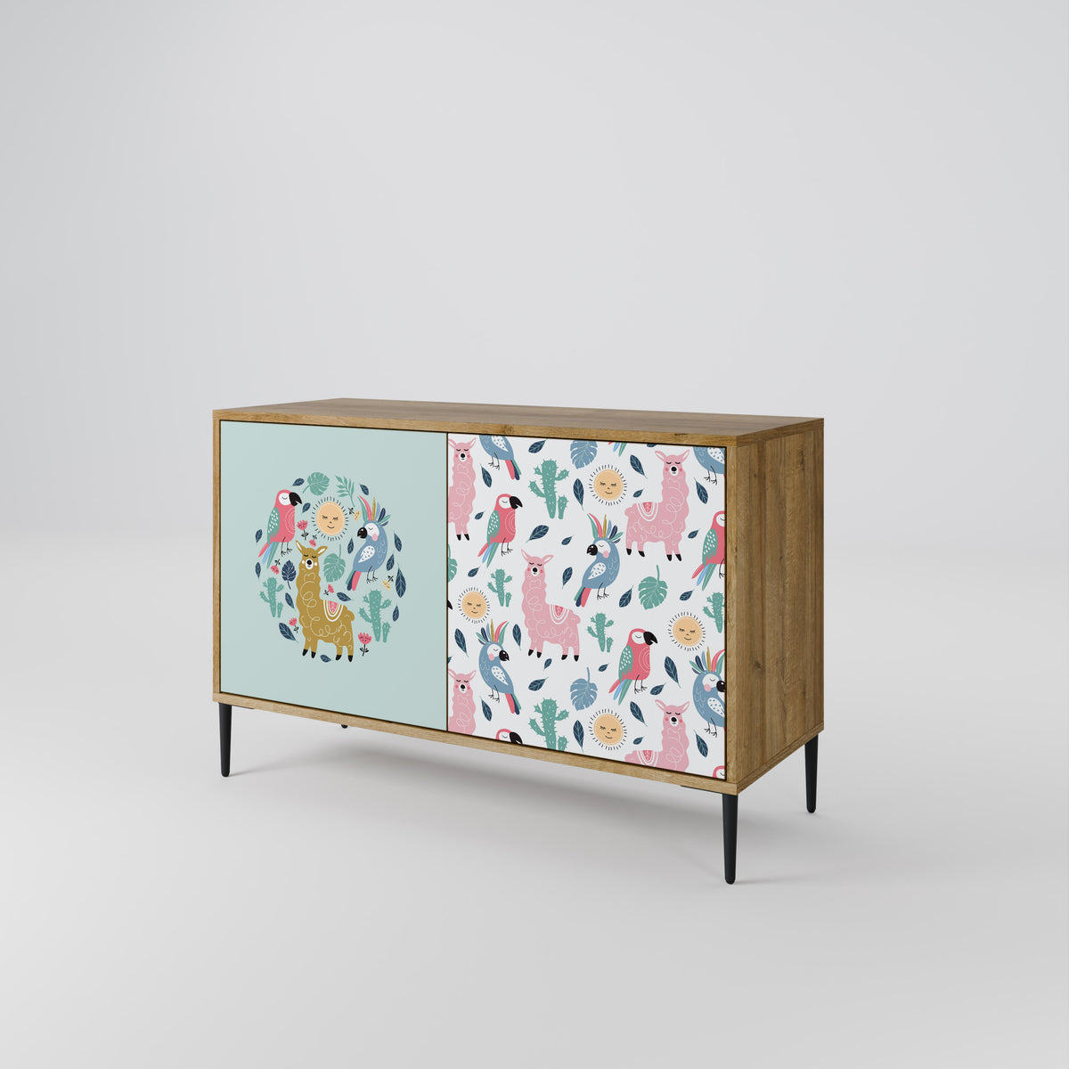 COLORFUL ALPACAS 2-Door Sideboard