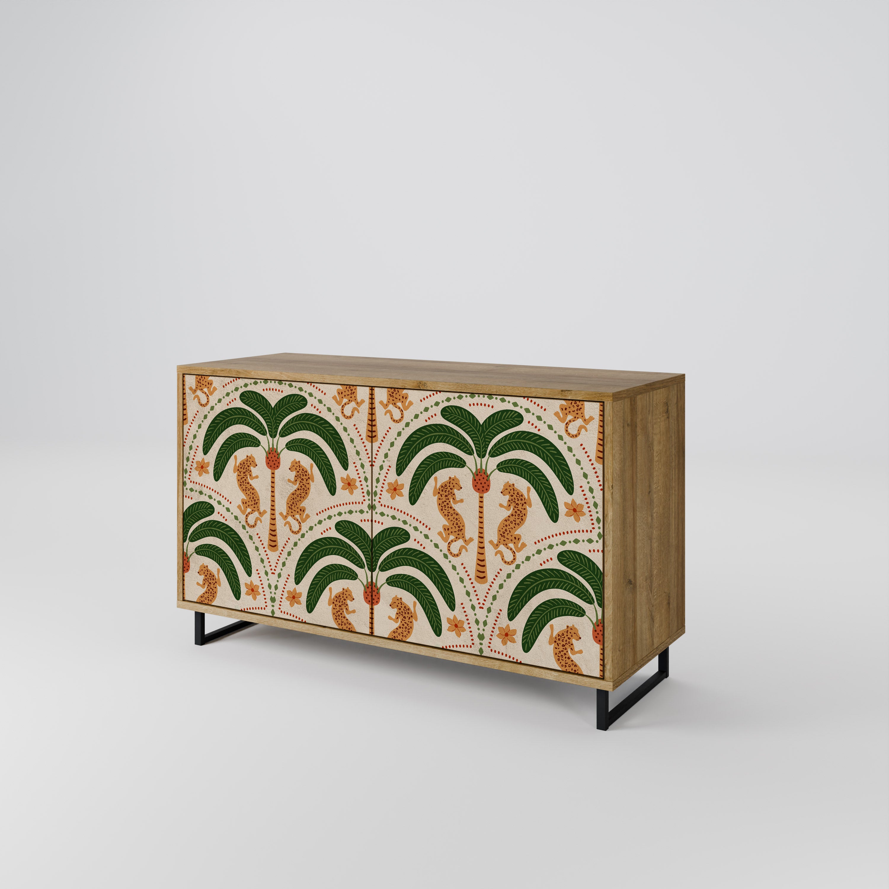 DANCING PREDATORS 2-Door Sideboard