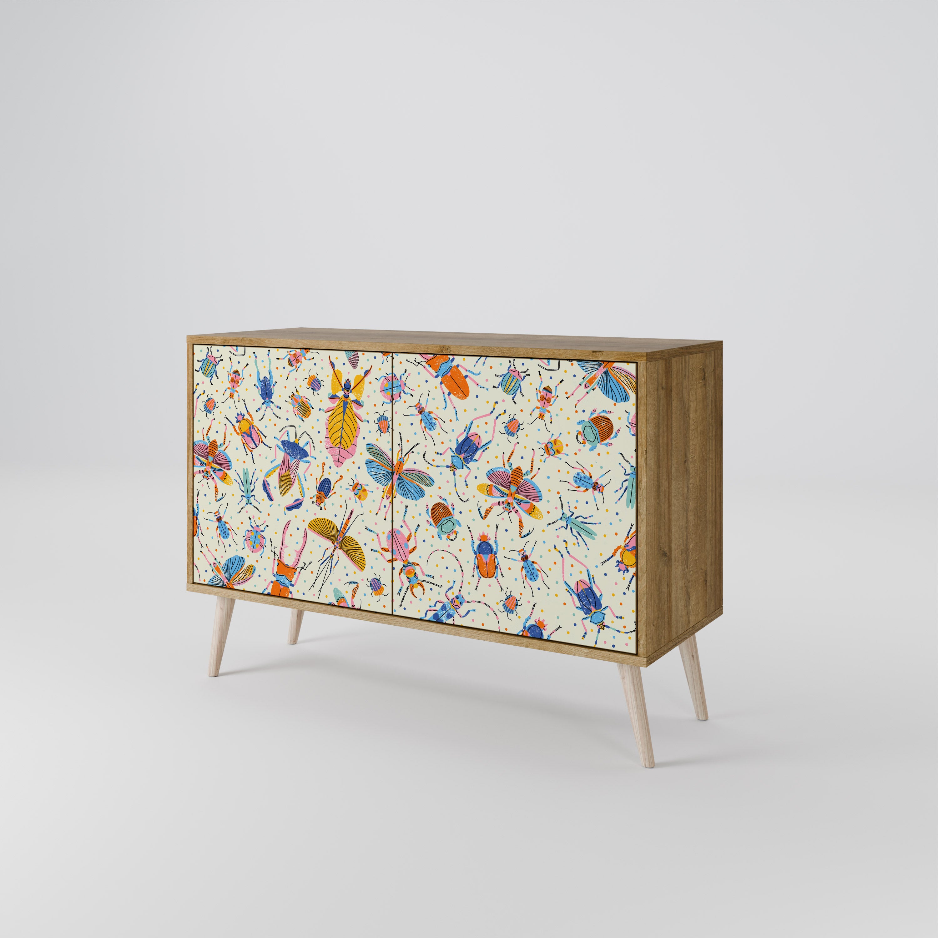 COLORFUL INSECTS 2-Door Sideboard