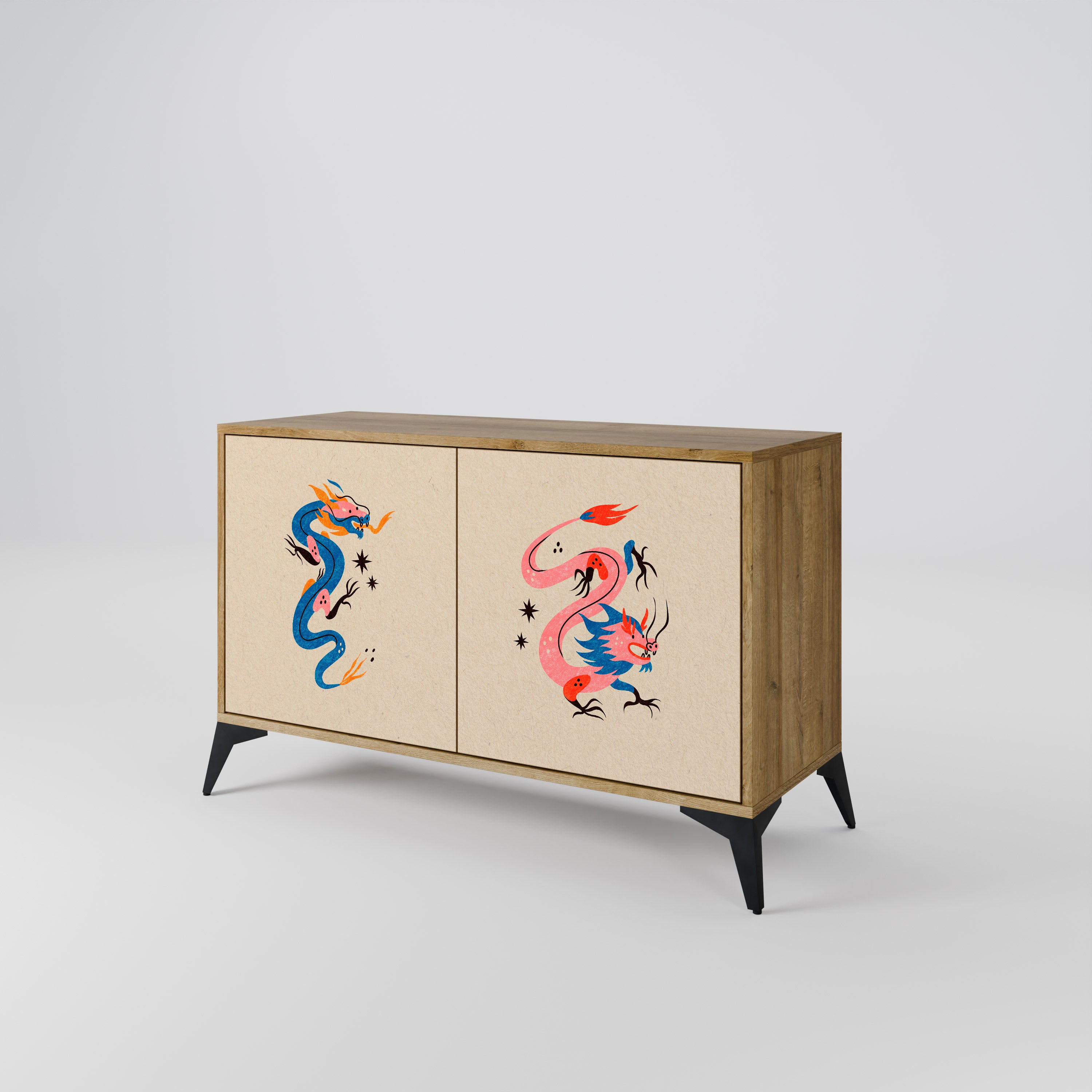 MYTHOLOGICAL CREATURES 2-Door Sideboard
