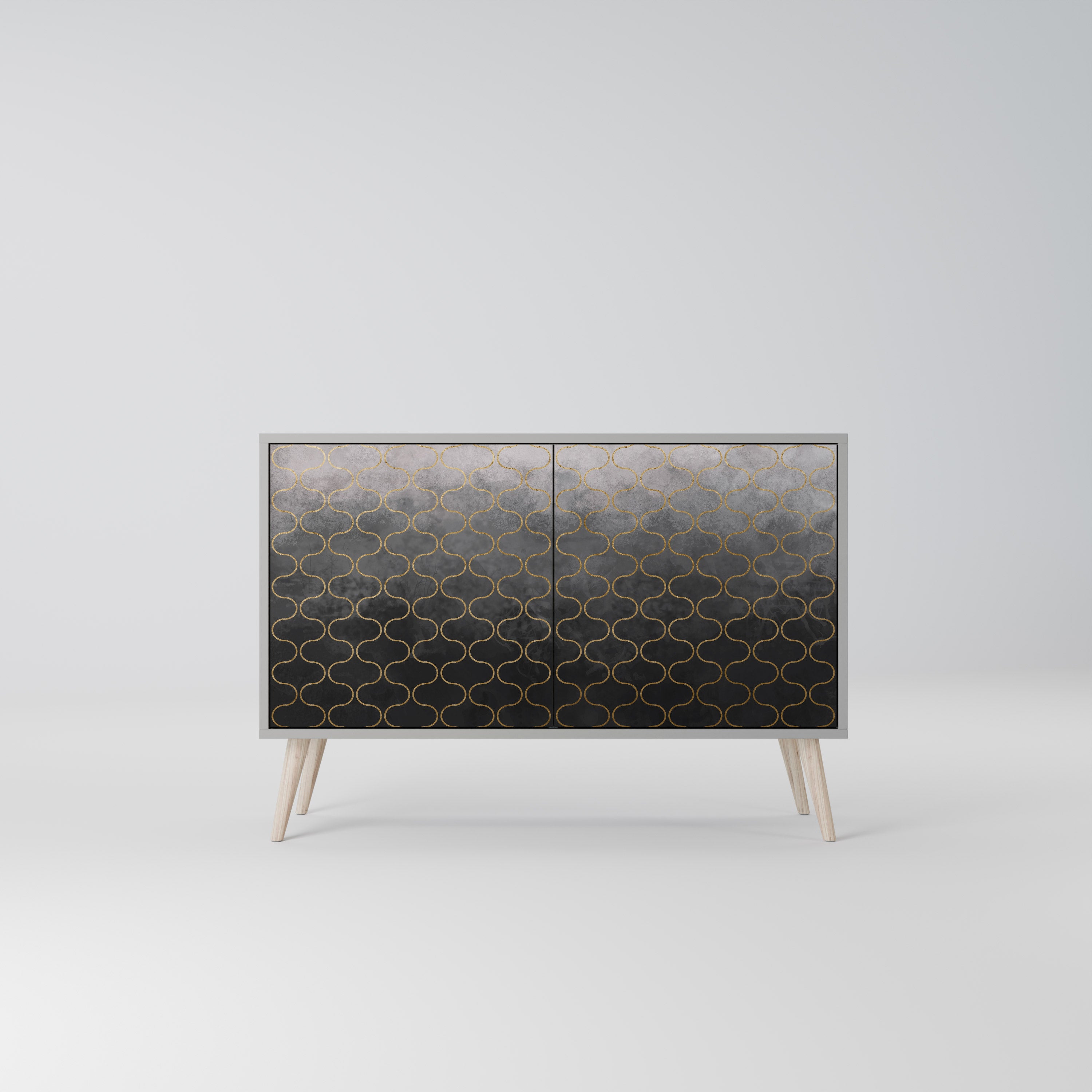 TESSELATED GRAYISH 2-Door Sideboard
