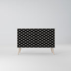 TESSELATED BLACKNESS 2-Door Sideboard
