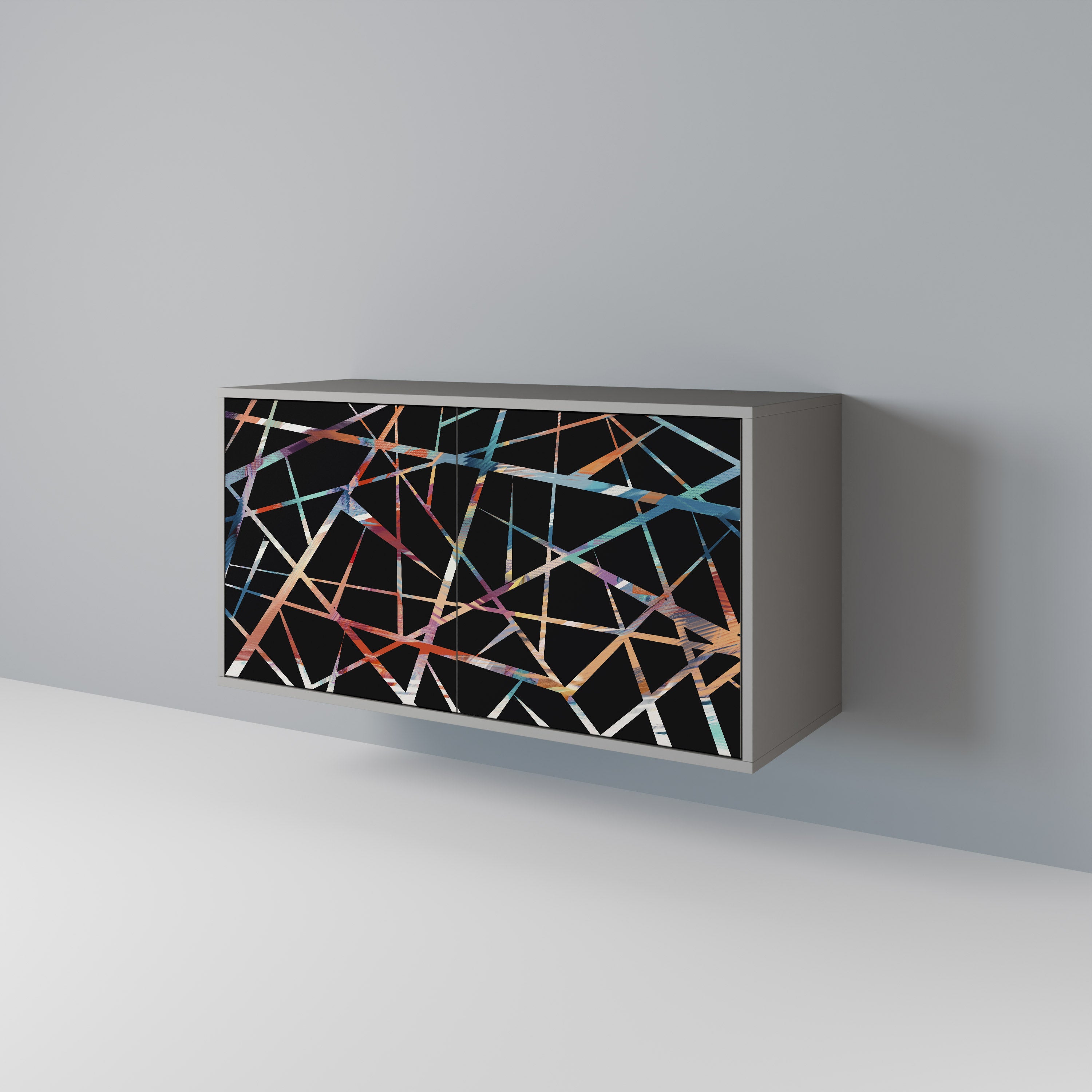 POLYGON VERVE Skänk med två dörrar