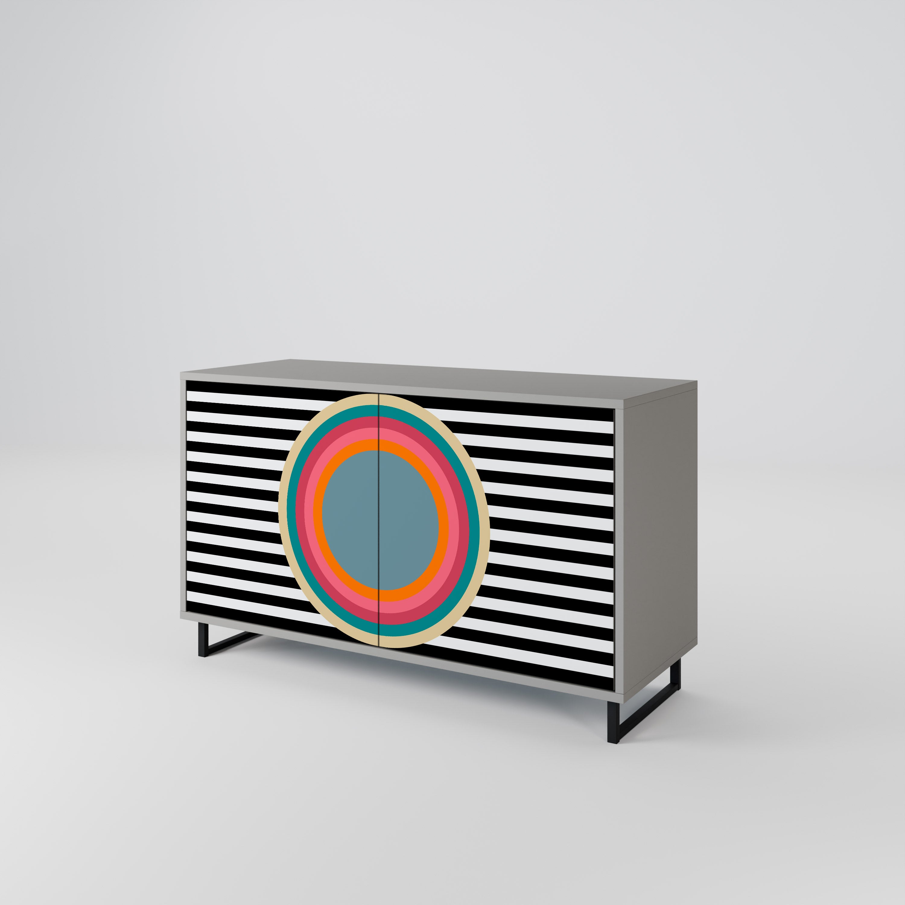 SPECTRA SHOWCASE Skänk med två dörrar