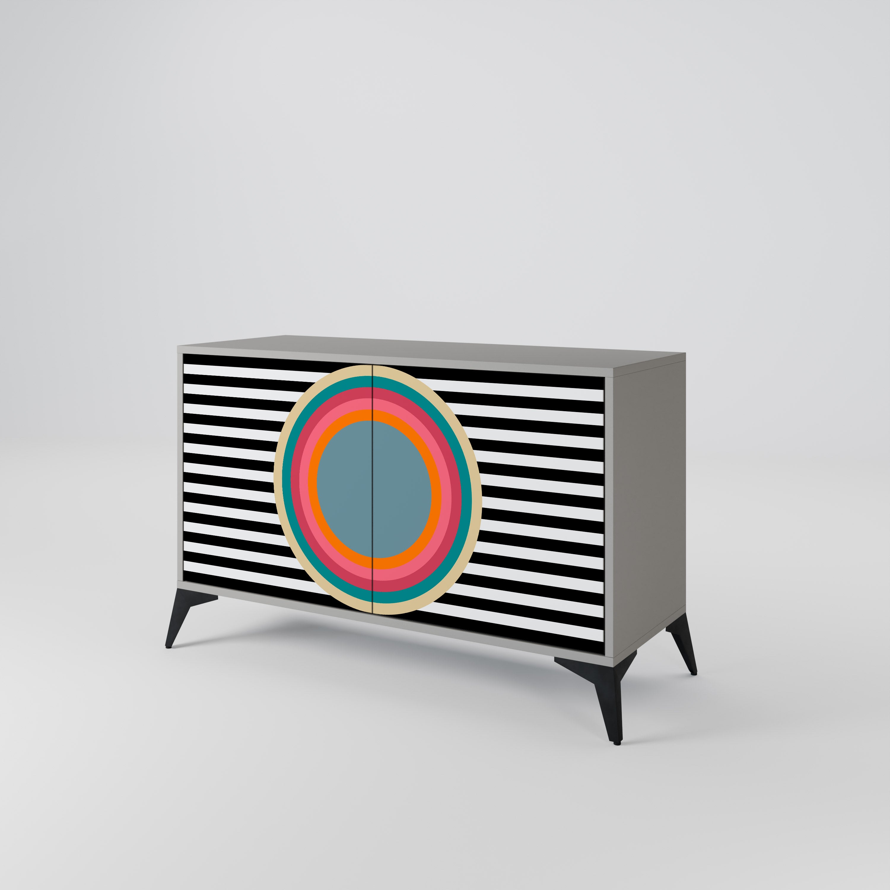 SPECTRA SHOWCASE Skänk med två dörrar