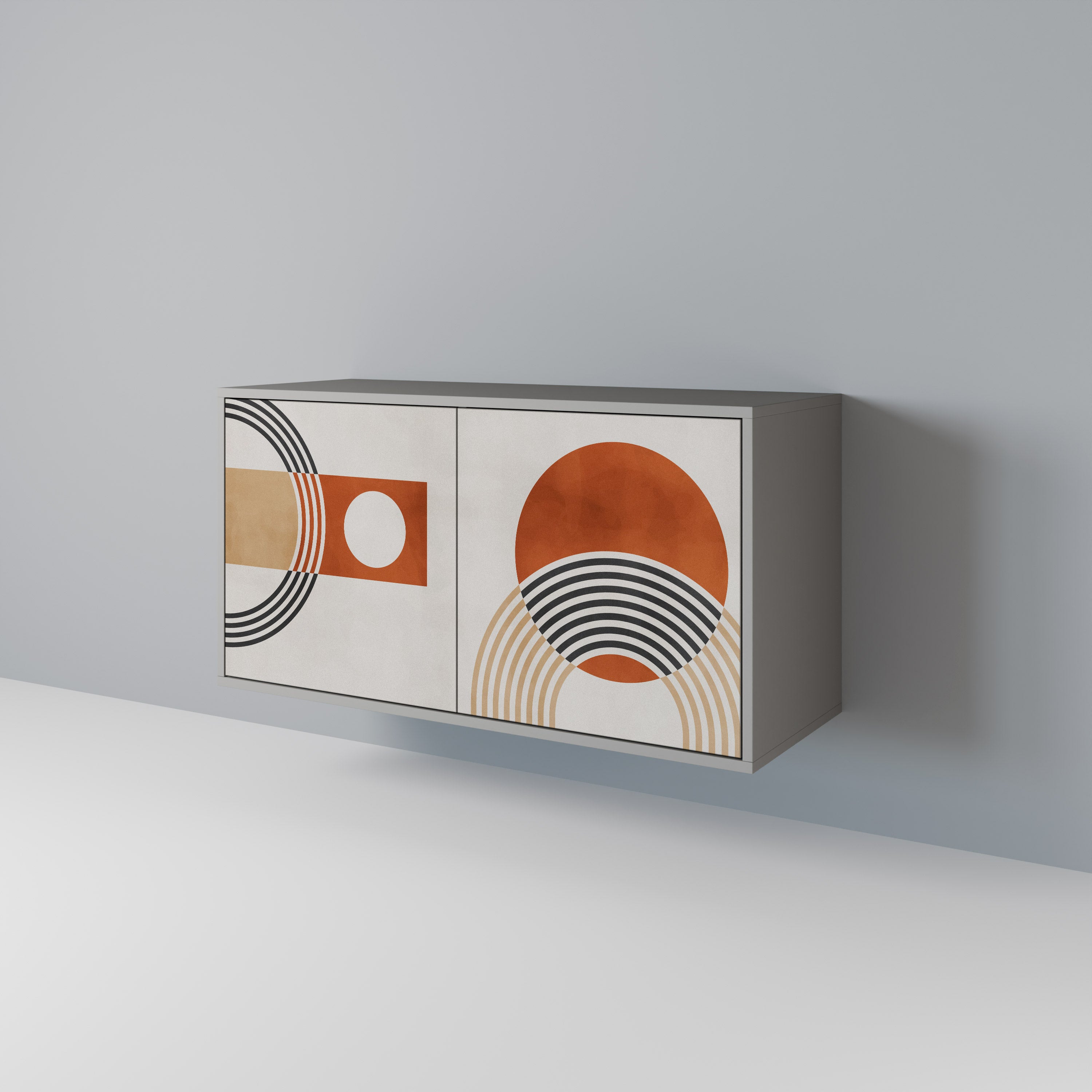 SPACE AROUND Skänk med två dörrar