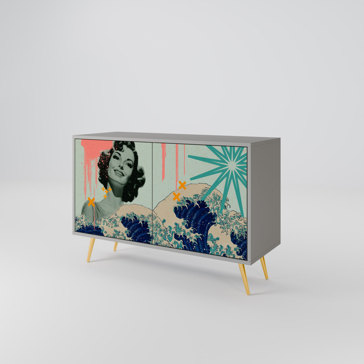 KANAGAWA BEAUTY 2-Door Sideboard