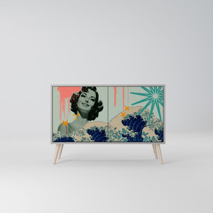 KANAGAWA BEAUTY Μπουφές 2-θυρών