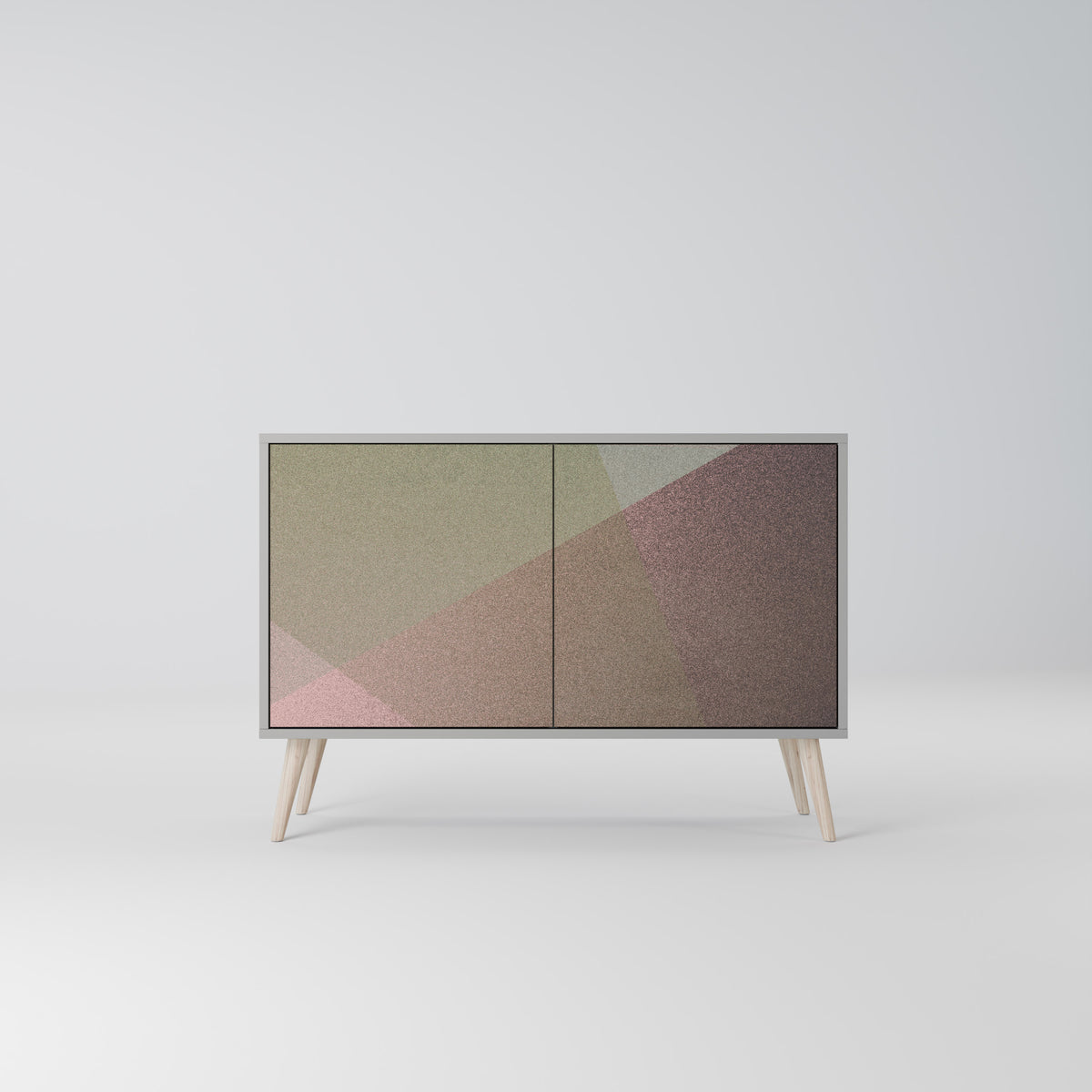 BEIGE GEOMETRY 2-türiges Sideboard