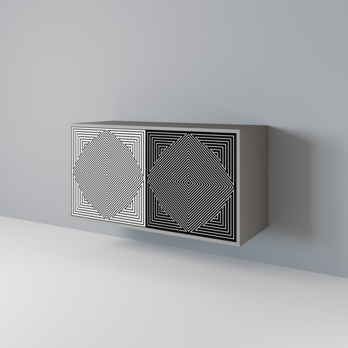 POLYGON ILLUSION Μπουφές 2-θυρών