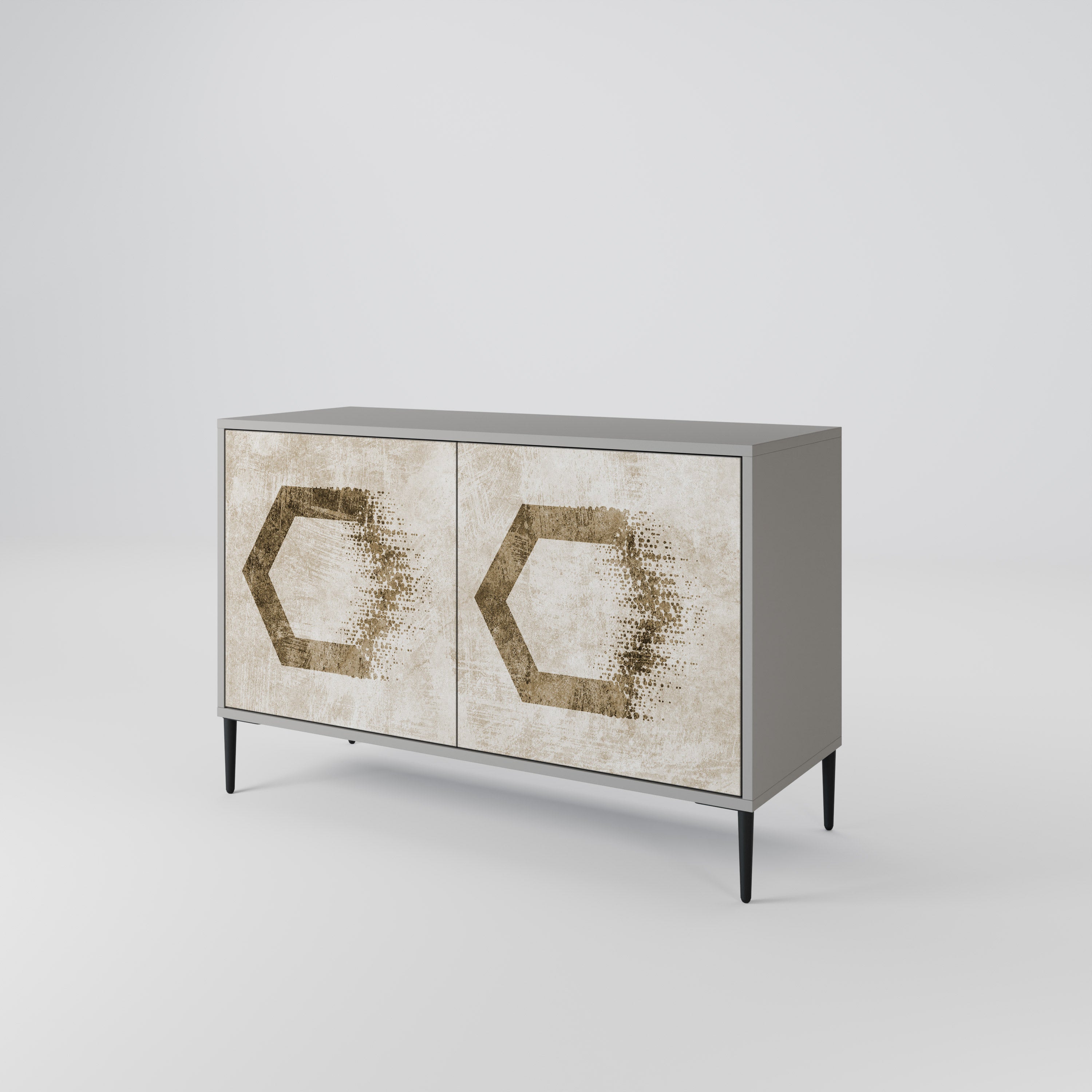 HEXAGONAL SHAPES 2-türiges Sideboard