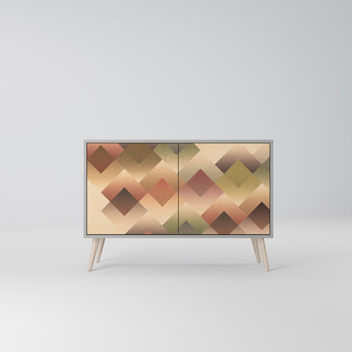GEOMETRIC FUSION Skänk med två dörrar