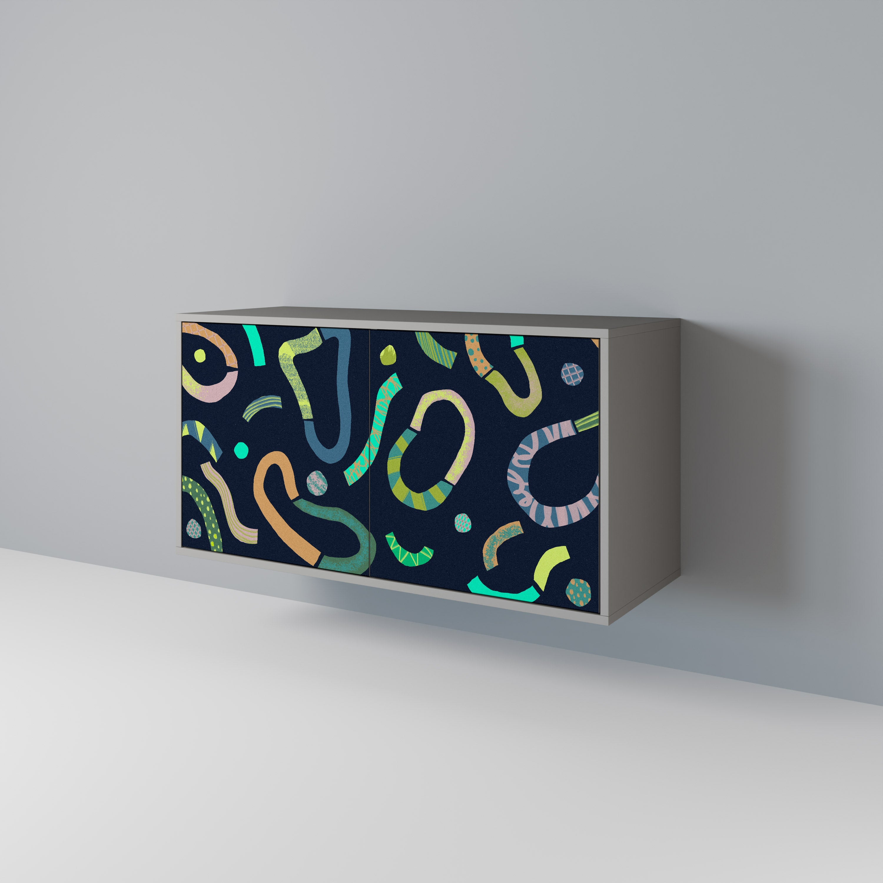 CONTRAST DANCE Skänk med två dörrar