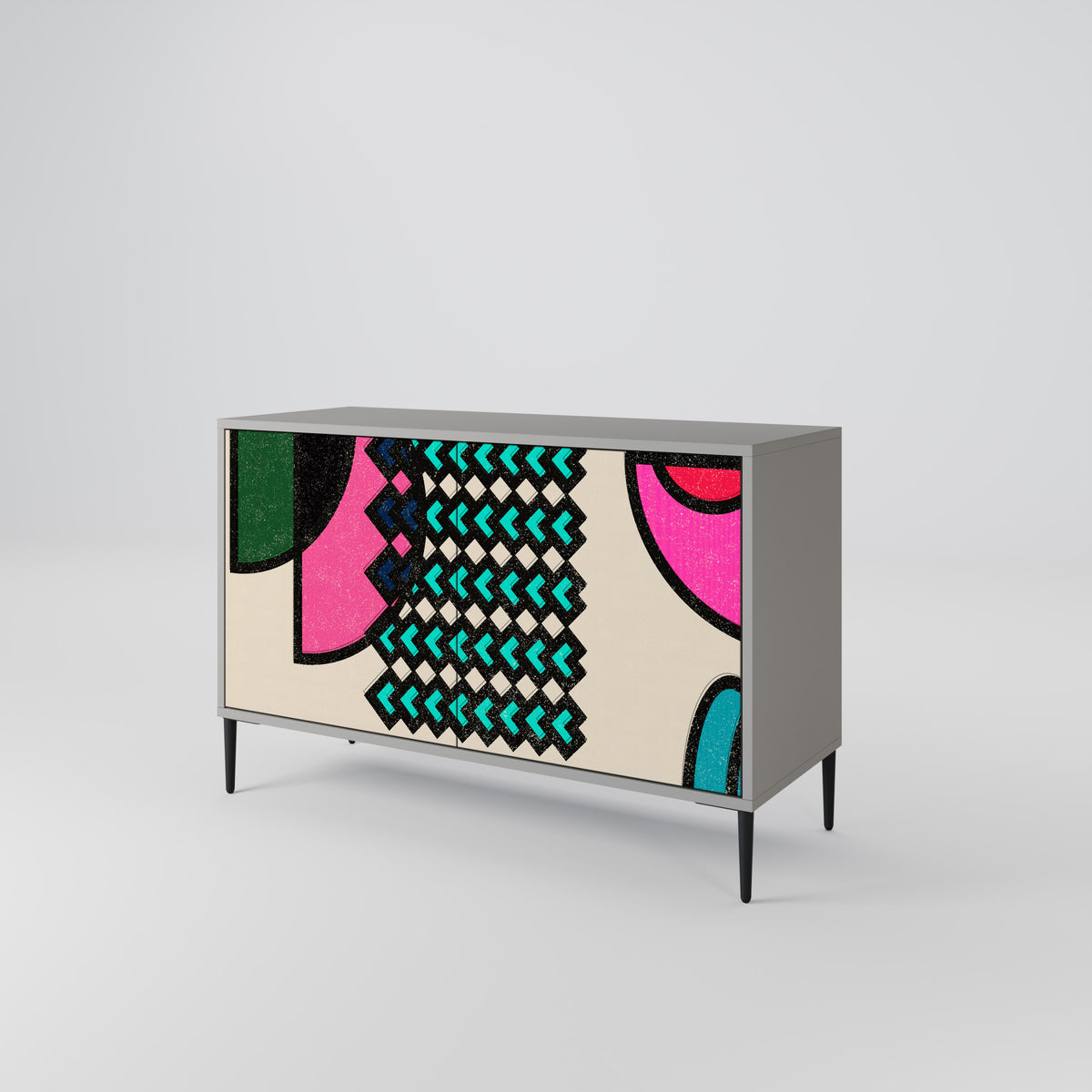 GEOMETRIC RHAPSODY 2-Door Sideboard