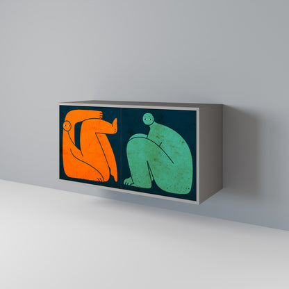 TOGETHER BUT SEPARATELY 2-Door Sideboard