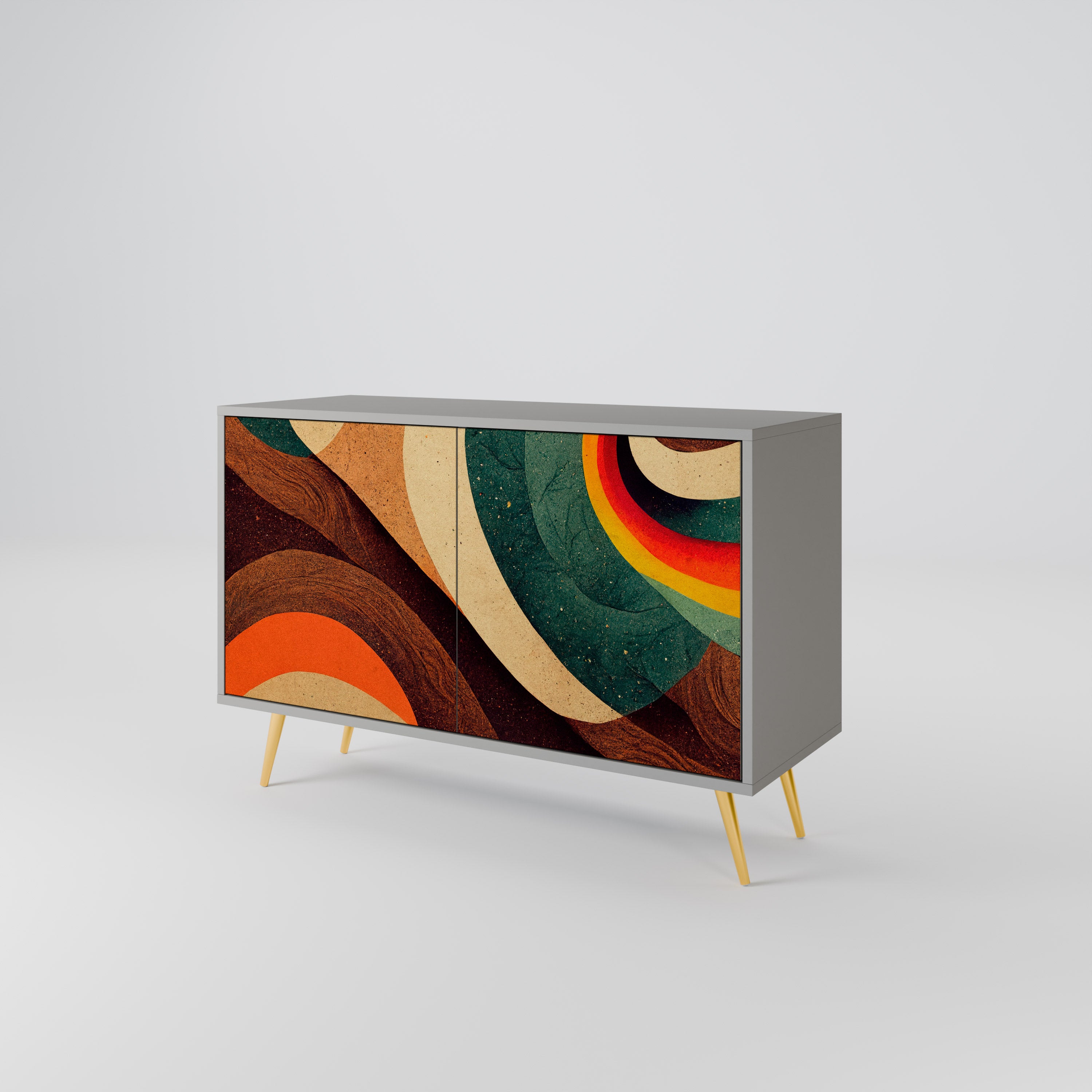 COLORFUL STRANDS 2-Door Sideboard