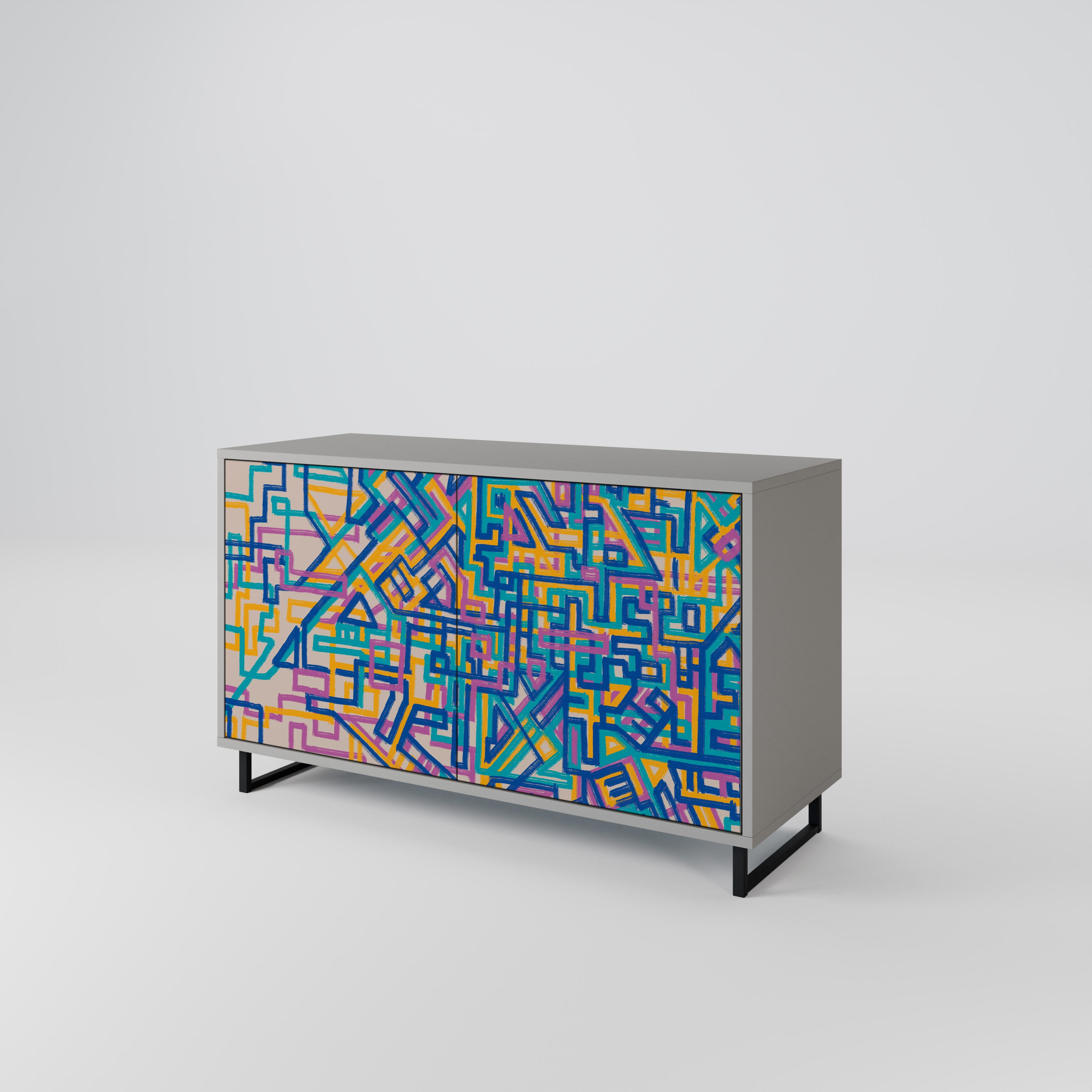 MEMORIES MAP 2-türiges Sideboard