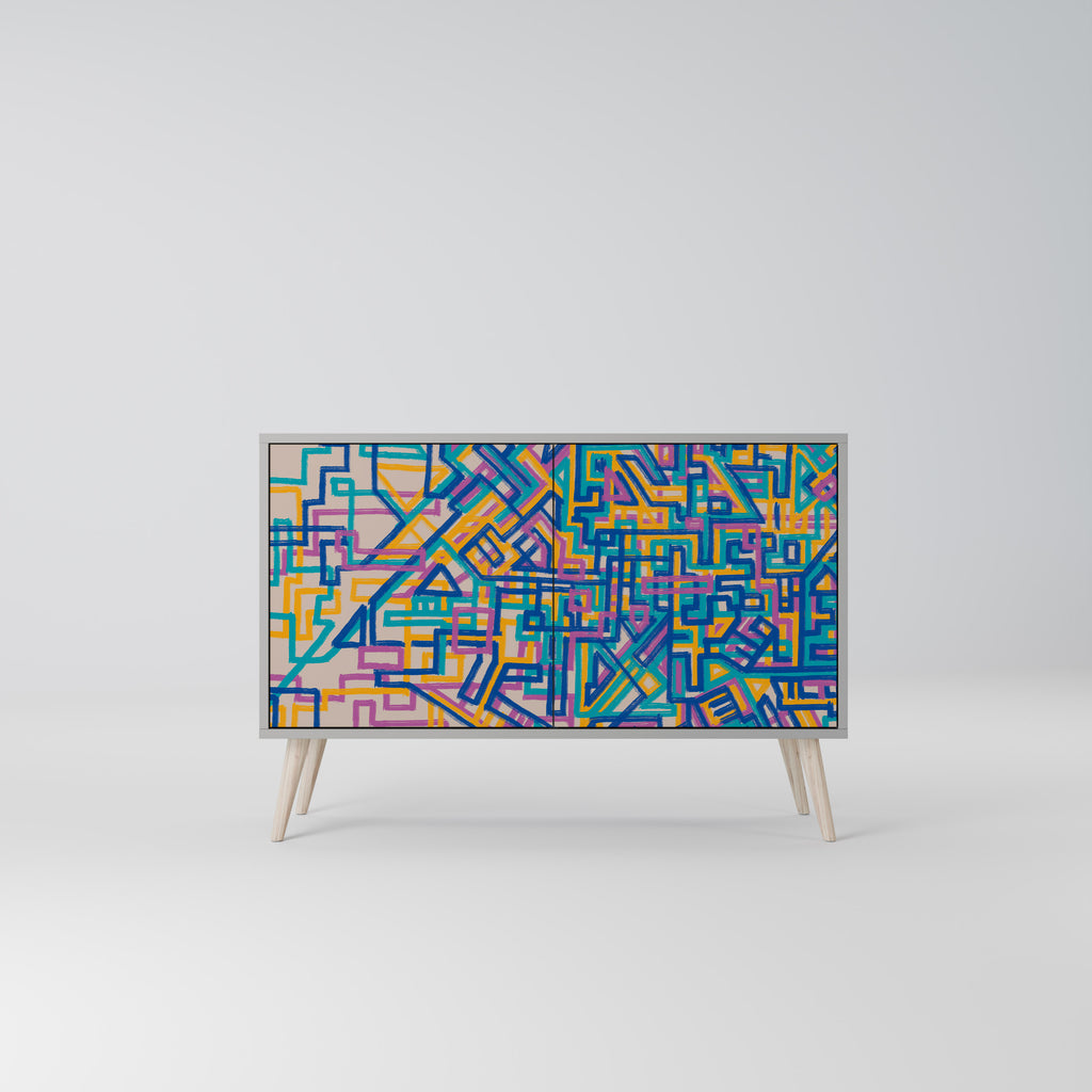 MEMORIES MAP Skänk med två dörrar